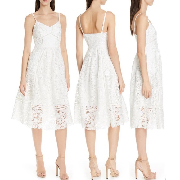 NWT Ted Baker White Ivory Lace Midi Dress Bridal Wedding Ted 5 US 12 XL $519 - Picture 10 of 10